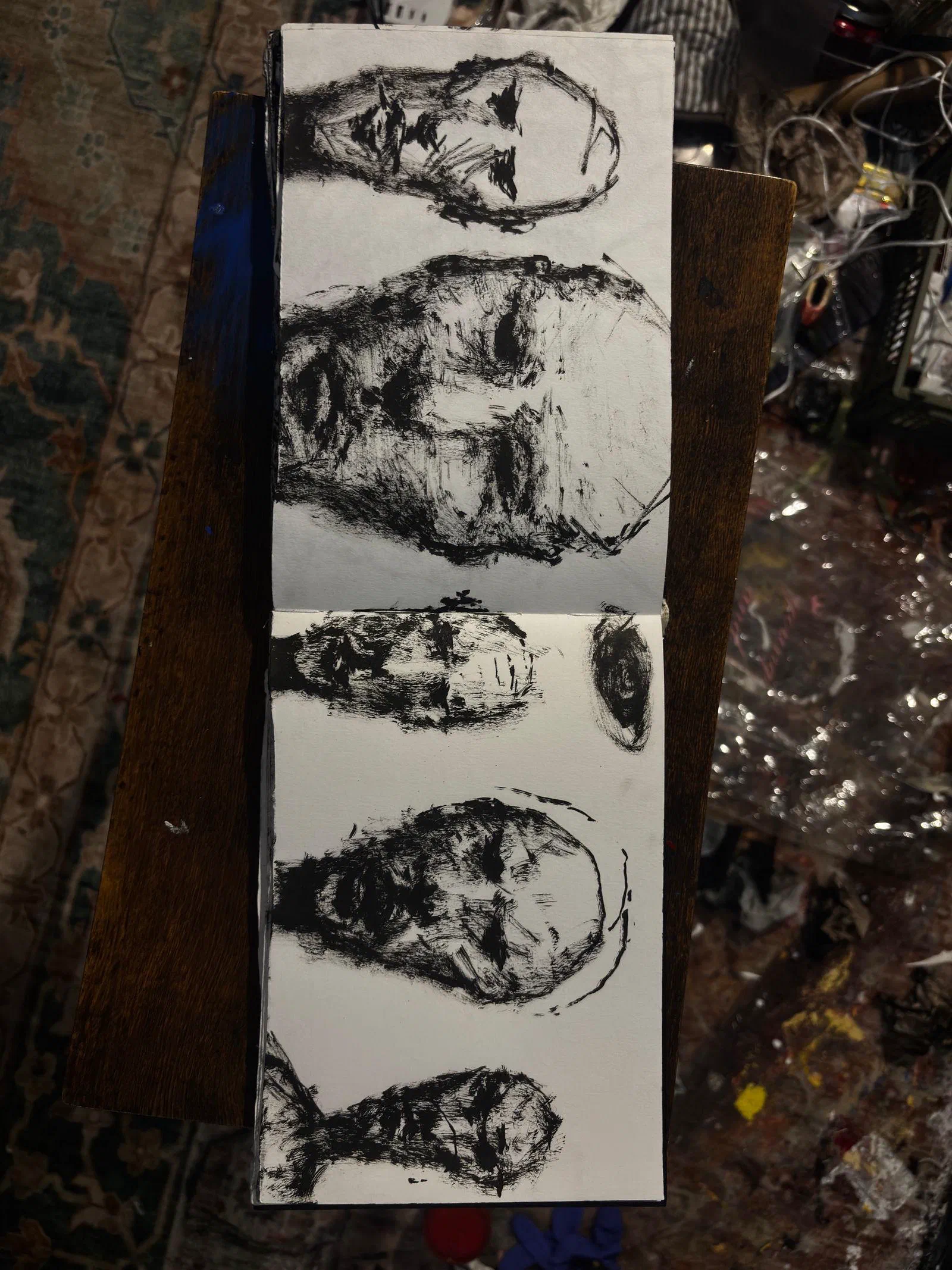 The same spread of faces, seen from above, September 2026.